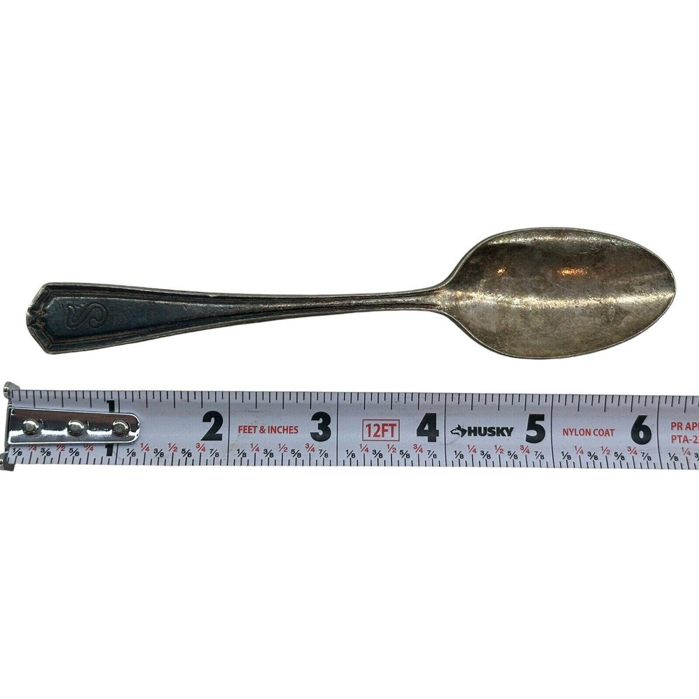 Schrafft's Restaurant Frank G Shattuck Co Spoon 6" Oneida Hotel Plate NY Vintage - Picture 5 of 6